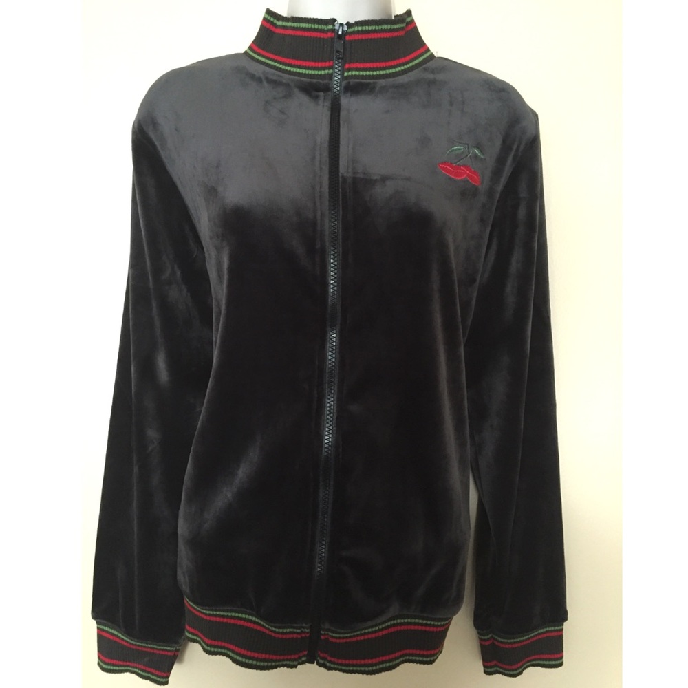 Motel Oscar Velour Track Jacket